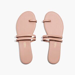 TKEES Leah Buff Sandals Women's Footwear tan cream beige Sandals toe strap 38 7